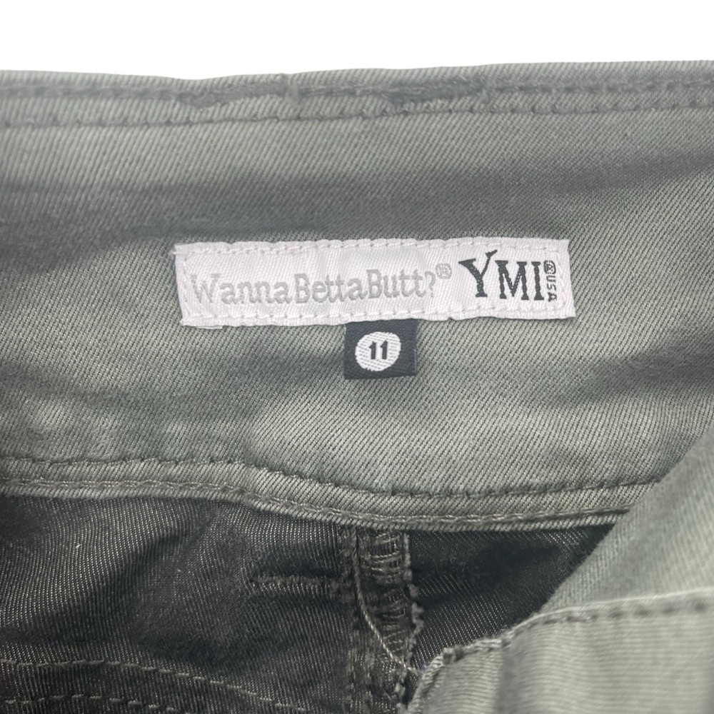 YMI Olive Green Skinny Jean Pants size 11 wanna betta butt wannabettabutt - Picture 6 of 6